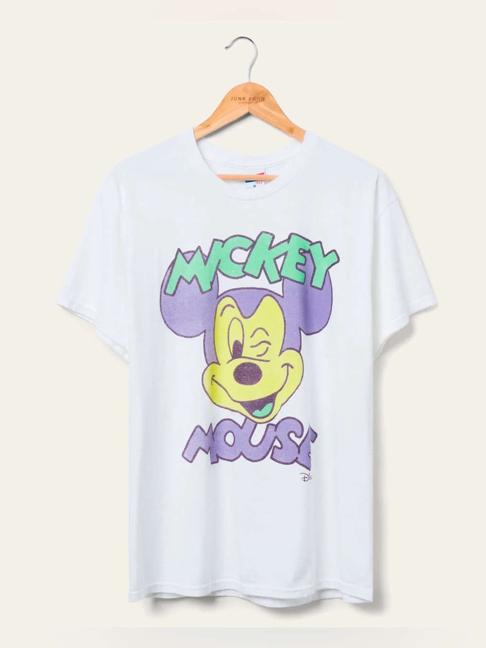 Junk Food Clothing MICKEY WINK FLEA MARKET TEE- XL